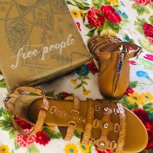 Just in NWT and with box Free People Jade Gladiator Sandals